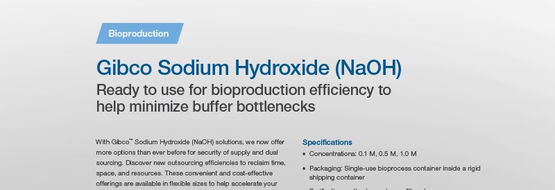 Gibco Sodium Hydroxide Spec Sheet