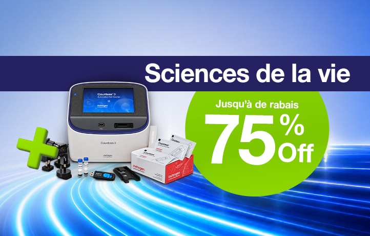 Économisez jusqu'à 75 % sur les solutions pour les sciences de la vie.