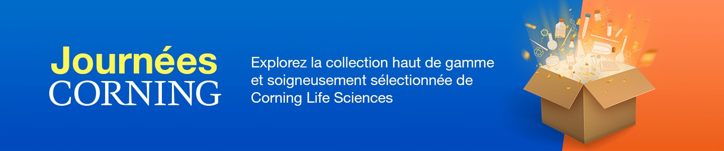 Explorez la collection haut de gamme et soigneusement sélectionnée de Corning Life Sciences