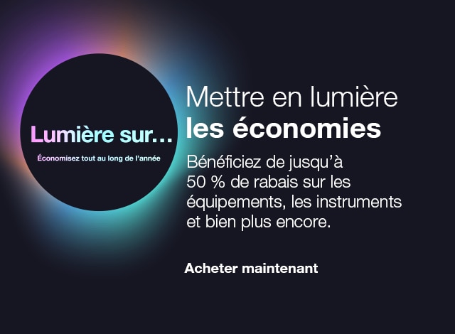 Shining a Light on Savings Enjoy up to 50% off equipment, instruments