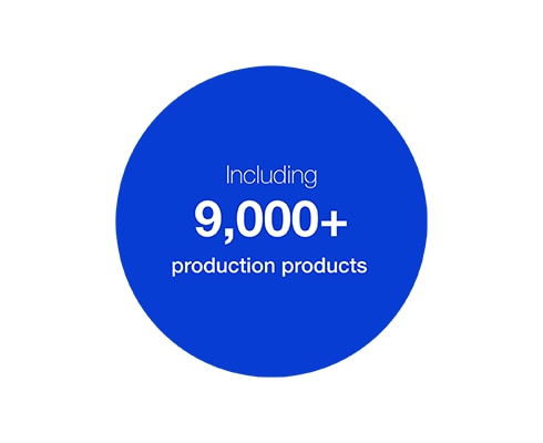 9,000+ Production Products