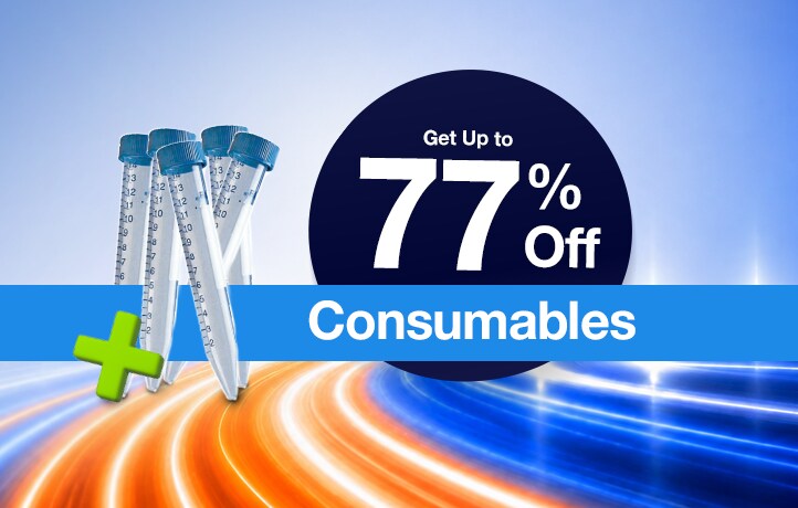Save up to 77% on lab consumables