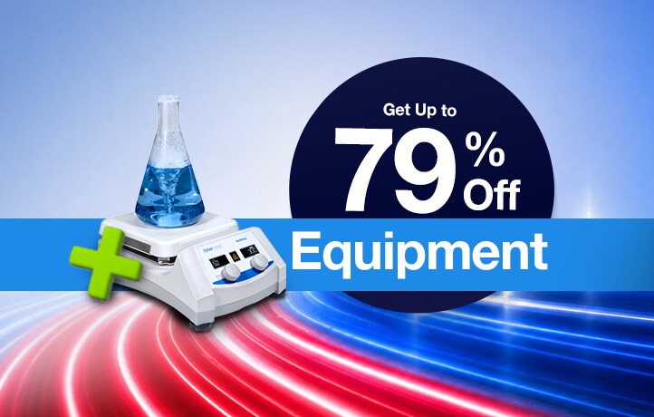 Save up to 79% on Equipment