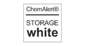 White (W): Corrosive. May harm skin, eyes, mucous membrane. Store away from red-, yellow- and blue-coded reagents.
