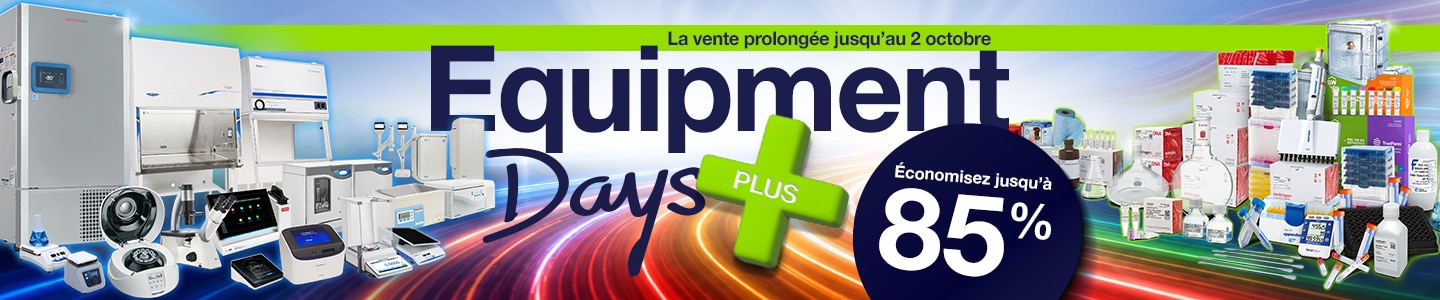 Sale extended to October 2—save 85% on equipment, chemicals, consumables, and more during our Equipment Days+ sale. 